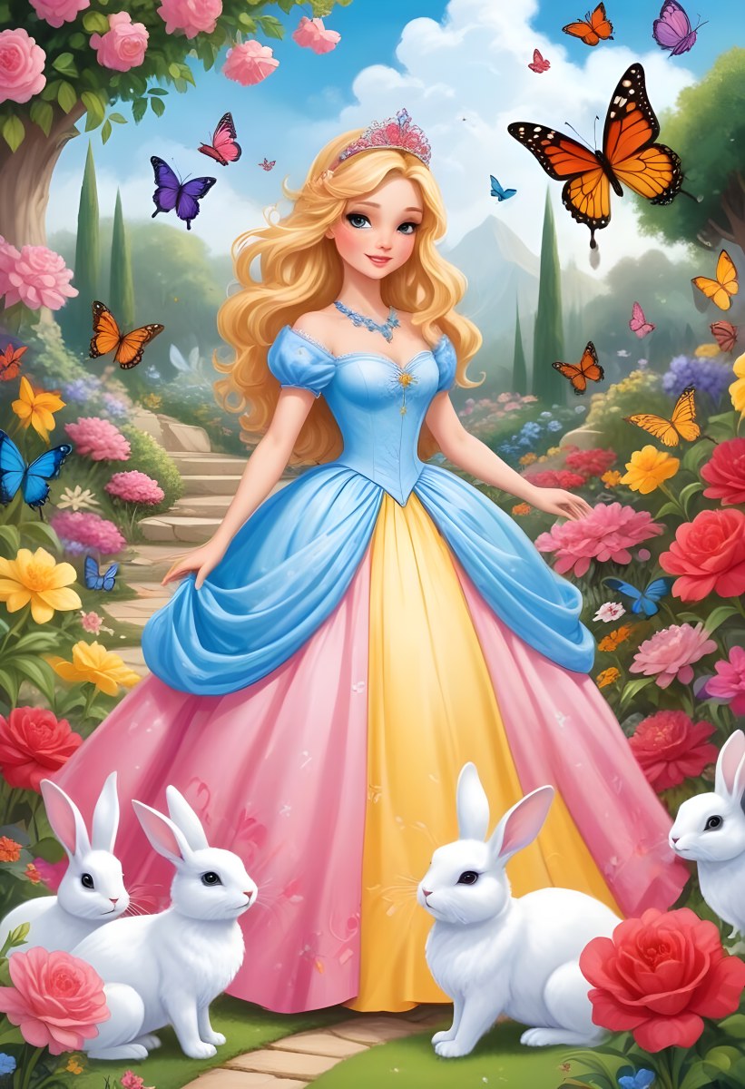 Adorable Cartoon Style A Young Fairskinned Caucasi 40 De43
