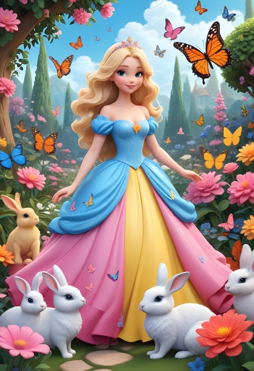 Adorable Cartoon Style A Young Fairskinned Caucasi 41 F9ae