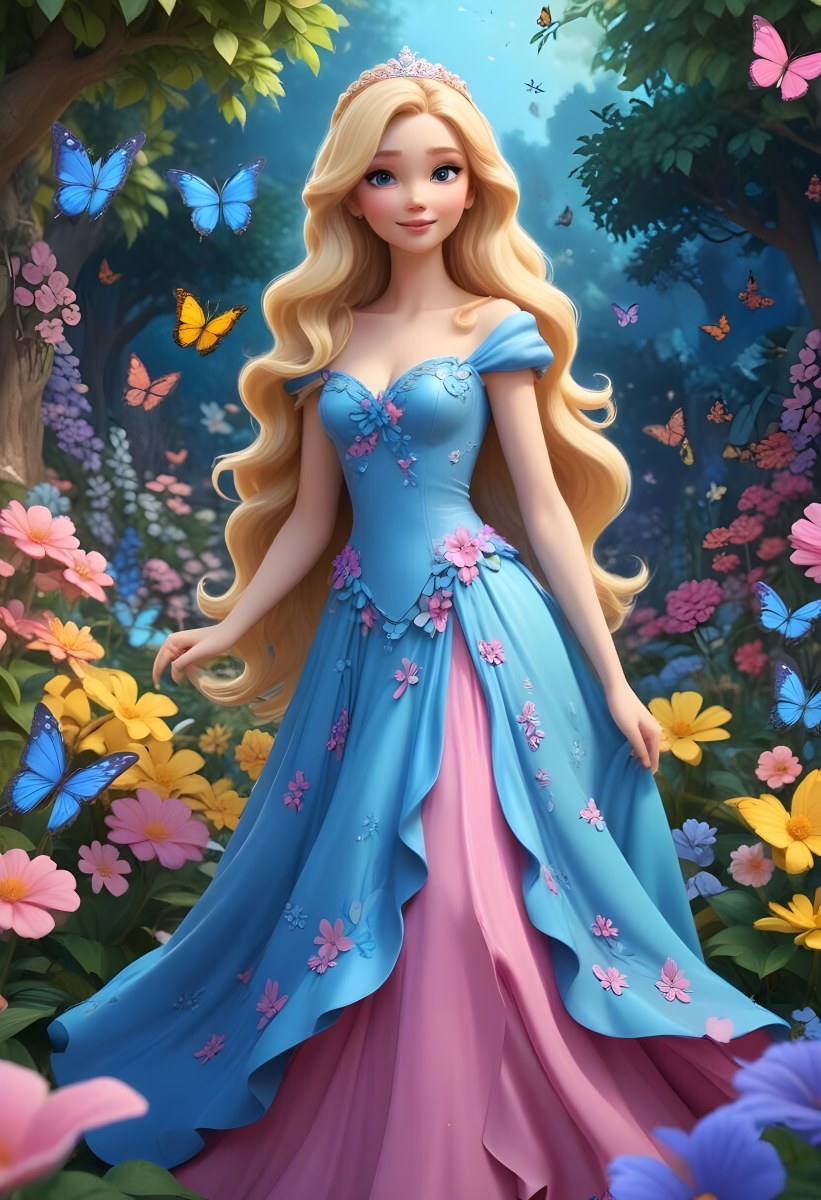 Adorable Cartoon Style A Young Fairskinned Caucasi 5 2f65