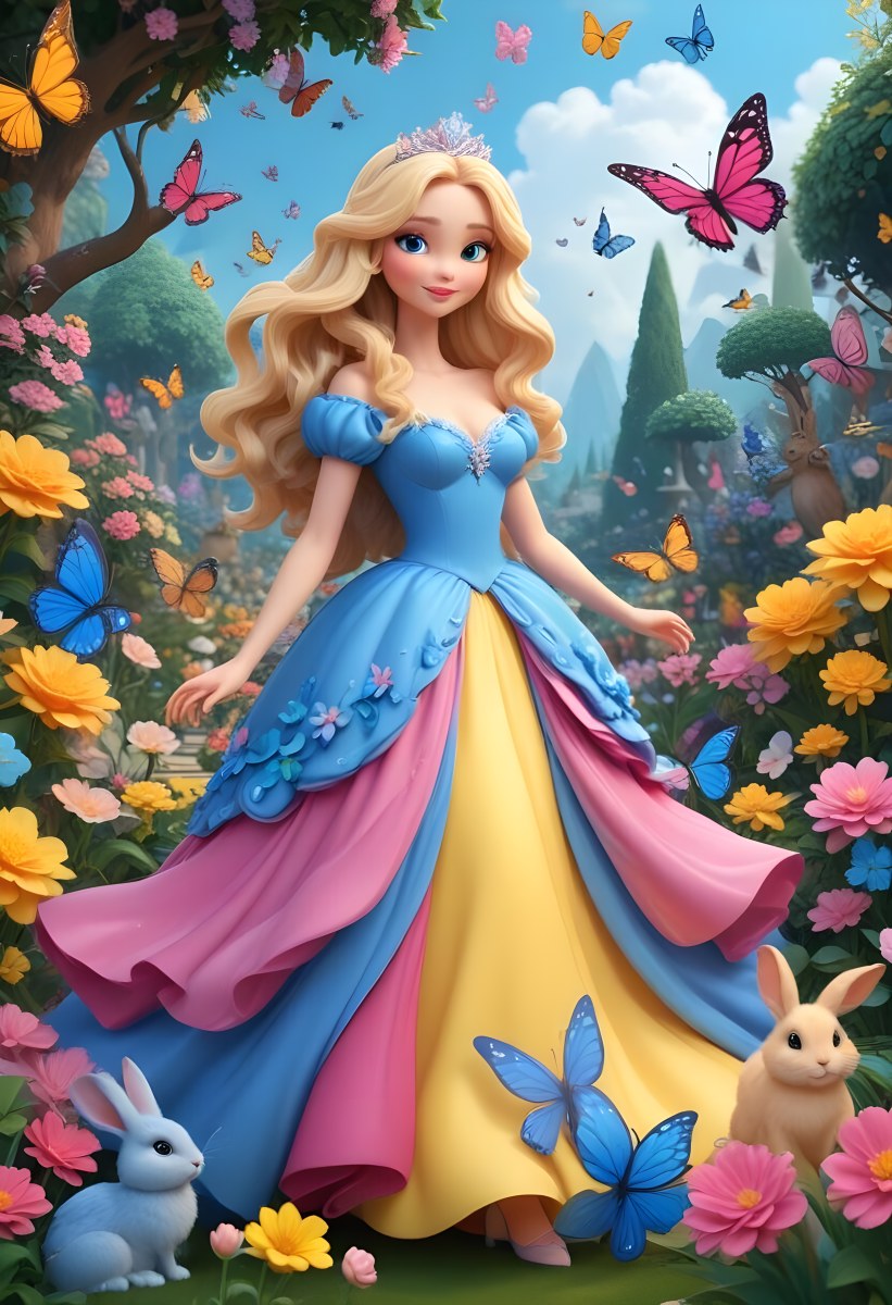 Adorable Cartoon Style A Young Fairskinned Caucasi 9 D62b