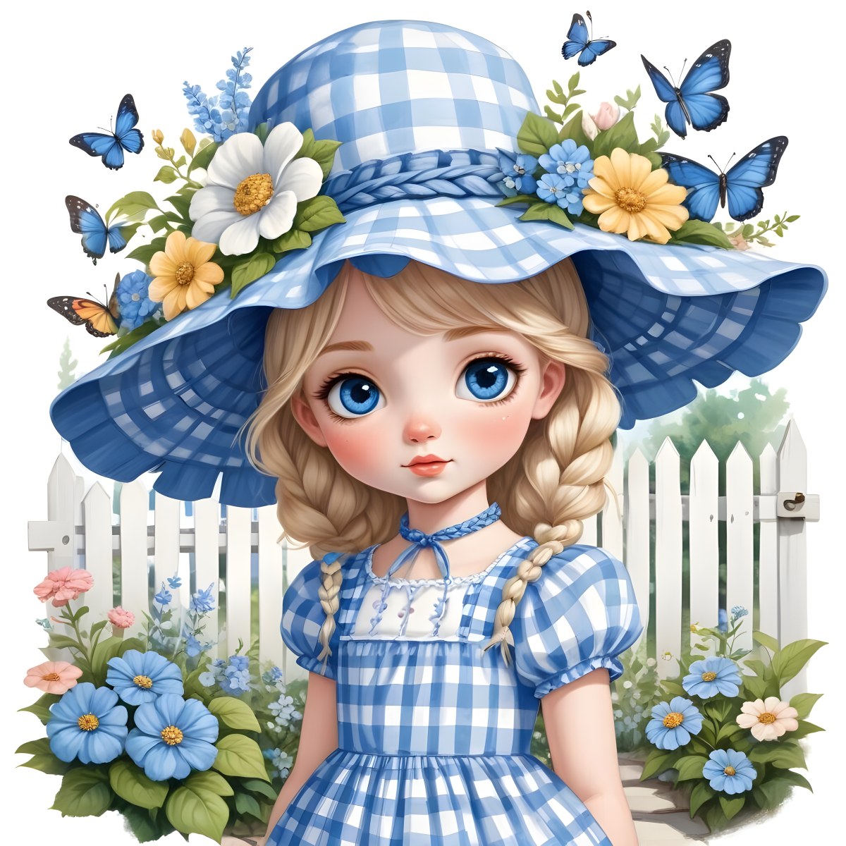 Digital Painting A Young Girl With Large Blue Eyes 2024 07 15t203419 361 99 705b