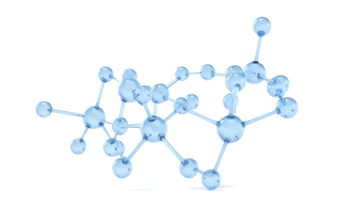 3d Model A Transparent Molecule Structure With Blue Spheres Connected By Thin Rods Science Concept Clean And Minimalist Design Isolated On A White Background Figure Octane Render Volumetric Highly Detailed Videog 18 7b32
