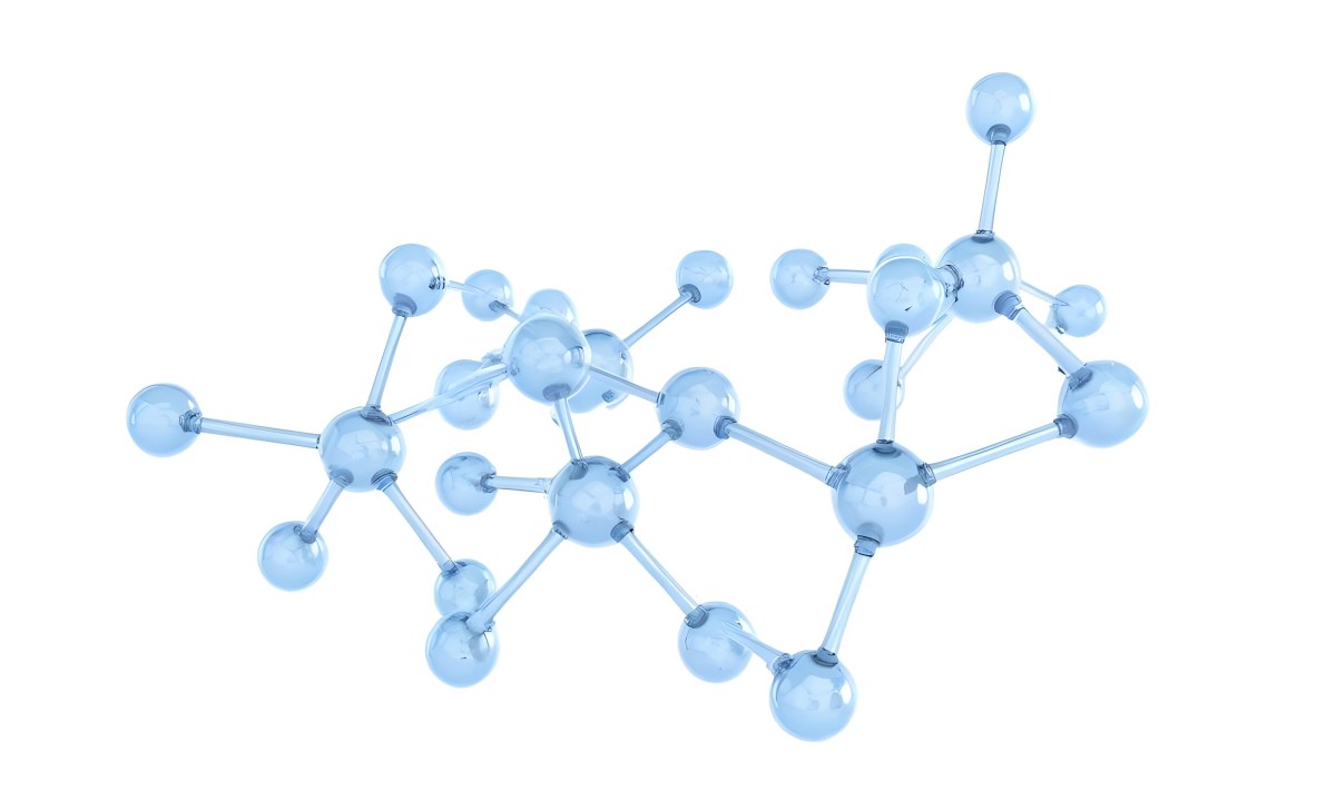 3d Model A Transparent Molecule Structure With Blue Spheres Connected By Thin Rods Science Concept Clean And Minimalist Design Isolated On A White Background Figure Octane Render Volumetric Highly Detailed Videog 21 D3cb
