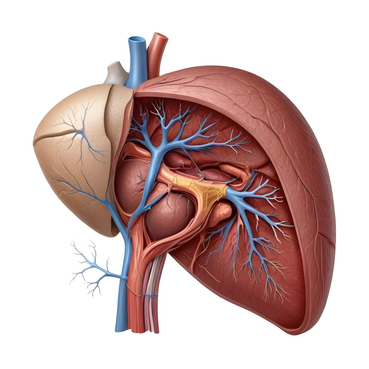 3d Model Human Liver Anatomy On A White Background Figure Octane Render Volumetric Highly Detailed Videogame Aesthetic 33 0c70
