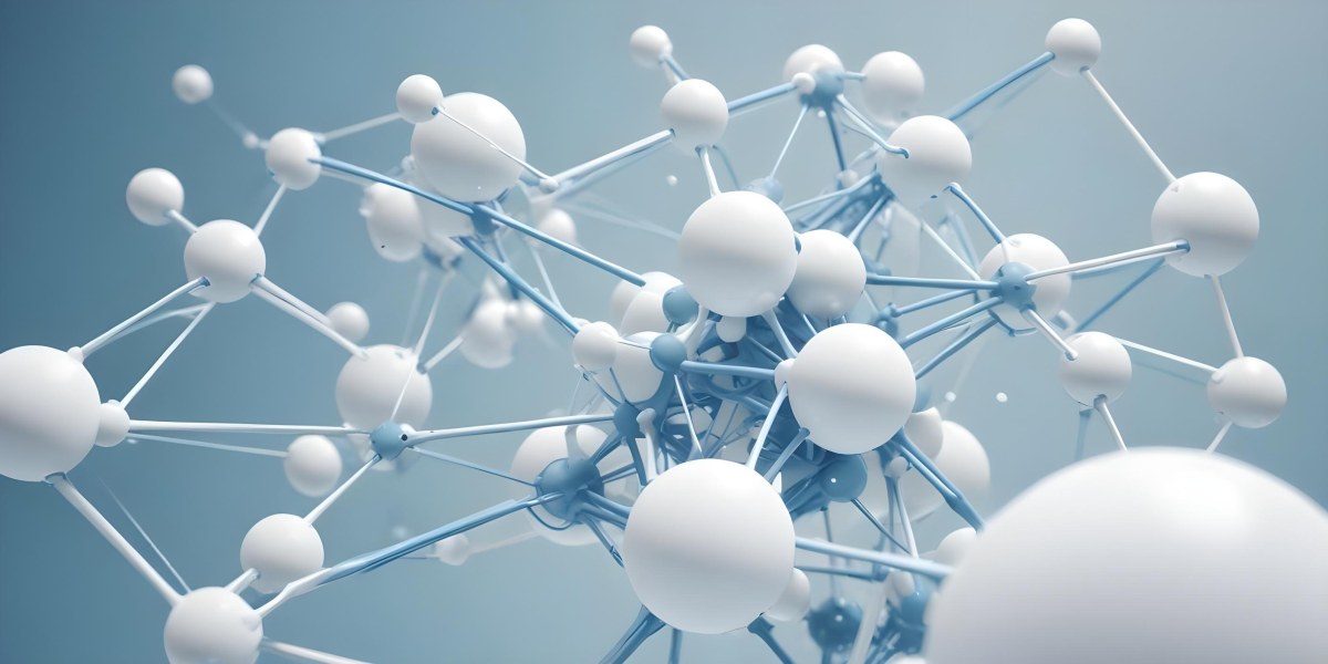 3d Model Molecular Structure With Interconnected Spheres And Lines Creating A Network Like Pattern Soft Blue And White Color Palette Minimalist Composition Clean And Modern Aesthetic Abstract Representation Of Sci 26 4b64