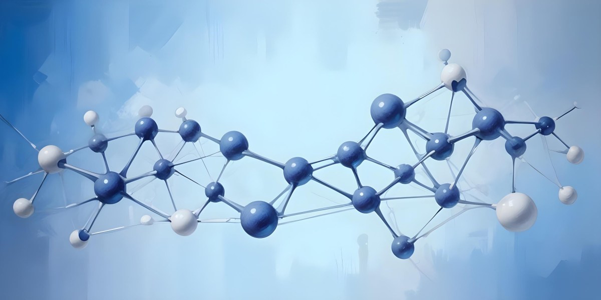 3d Model Molecular Structure With Interconnected Spheres And Lines Creating A Network Like Pattern Soft Blue And White Color Palette Minimalist Composition Clean And Modern Aesthetic Abstract Representation Of Sci 34 9bd2