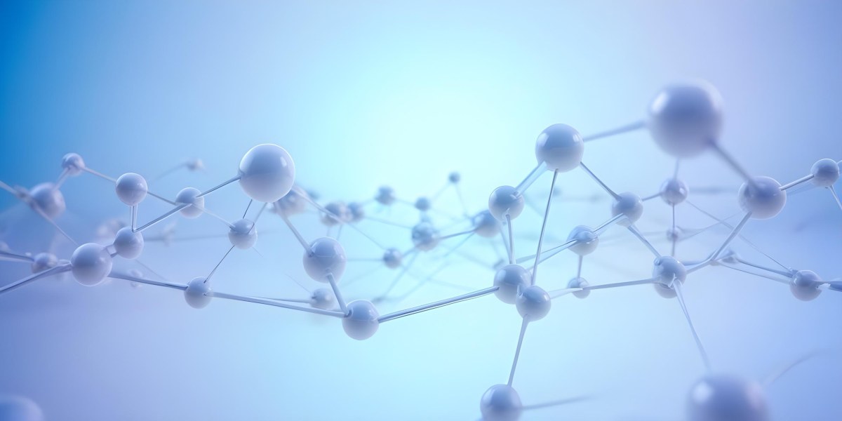 3d Model Molecular Structure With Interconnected Spheres And Lines Creating A Network Like Pattern Soft Blue And White Color Palette Minimalist Composition Clean And Modern Aesthetic Abstract Representation Of Sci 43 B6ae