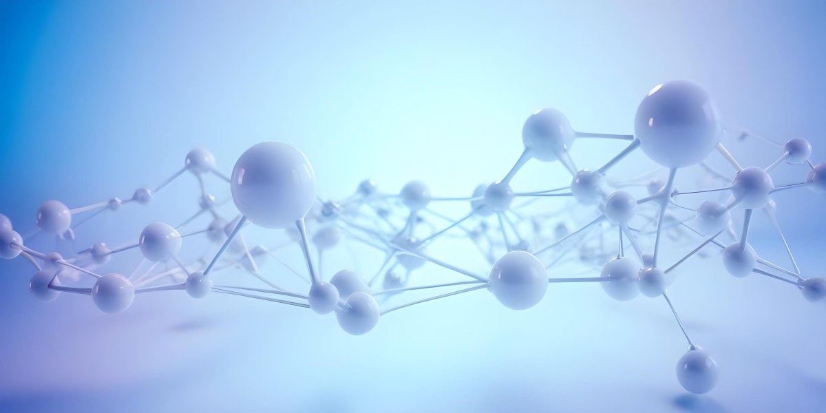 3d Model Molecular Structure With Interconnected Spheres And Lines Creating A Network Like Pattern Soft Blue And White Color Palette Minimalist Composition Clean And Modern Aesthetic Abstract Representation Of Sci 47 3d08