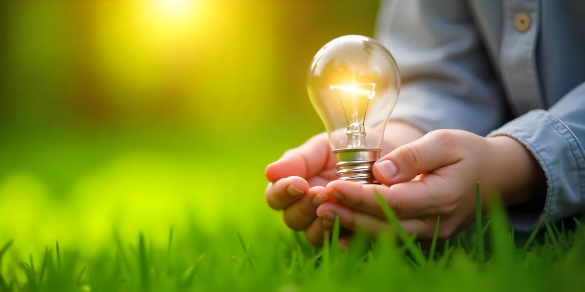 Child S Hands Holding A Light Bulb Lush Green Grass With Bokeh Effect Bright Sunlight Concept Of Environmental Conservation And Sustainable Energy 8 00c8