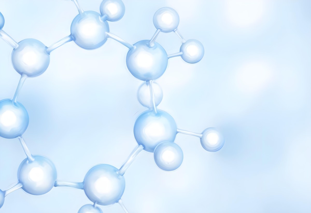 Oil Painting Molecular Structure With Interconnected Spheres Translucent Material Soft Lighting Light Blue And White Color Palette Scientific Or Medical Theme Clean And Minimalist Background Creative Extremely De 31 2f2a