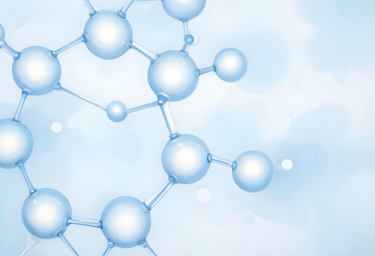 Oil Painting Molecular Structure With Interconnected Spheres Translucent Material Soft Lighting Light Blue And White Color Palette Scientific Or Medical Theme Clean And Minimalist Background Creative Extremely De 59 Ebe8