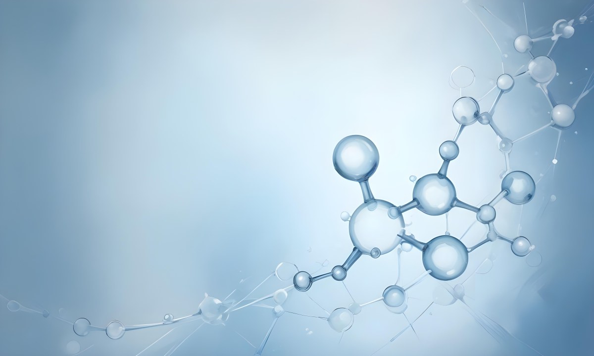 Oil Painting Molecular Structure With Transparent Spheres Connected By Thin Lines Light Blue Color Palette Soft Lighting Clean And Minimalist Design Scientific Background Creative Extremely Detailed Brush Stroke 1 53d9