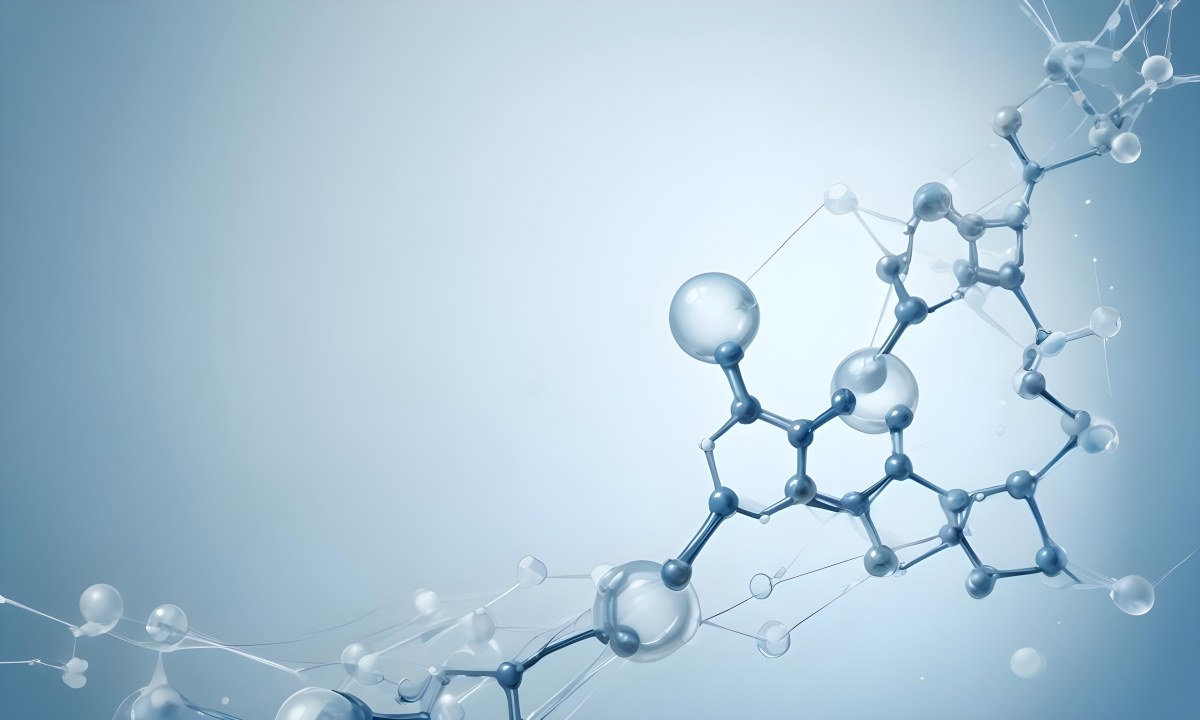 Oil Painting Molecular Structure With Transparent Spheres Connected By Thin Lines Light Blue Color Palette Soft Lighting Clean And Minimalist Design Scientific Background Creative Extremely Detailed Brush Stroke 17 0872