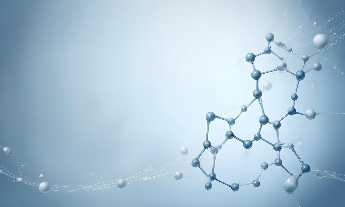 Oil Painting Molecular Structure With Transparent Spheres Connected By Thin Lines Light Blue Color Palette Soft Lighting Clean And Minimalist Design Scientific Background Creative Extremely Detailed Brush Stroke 5 05e6