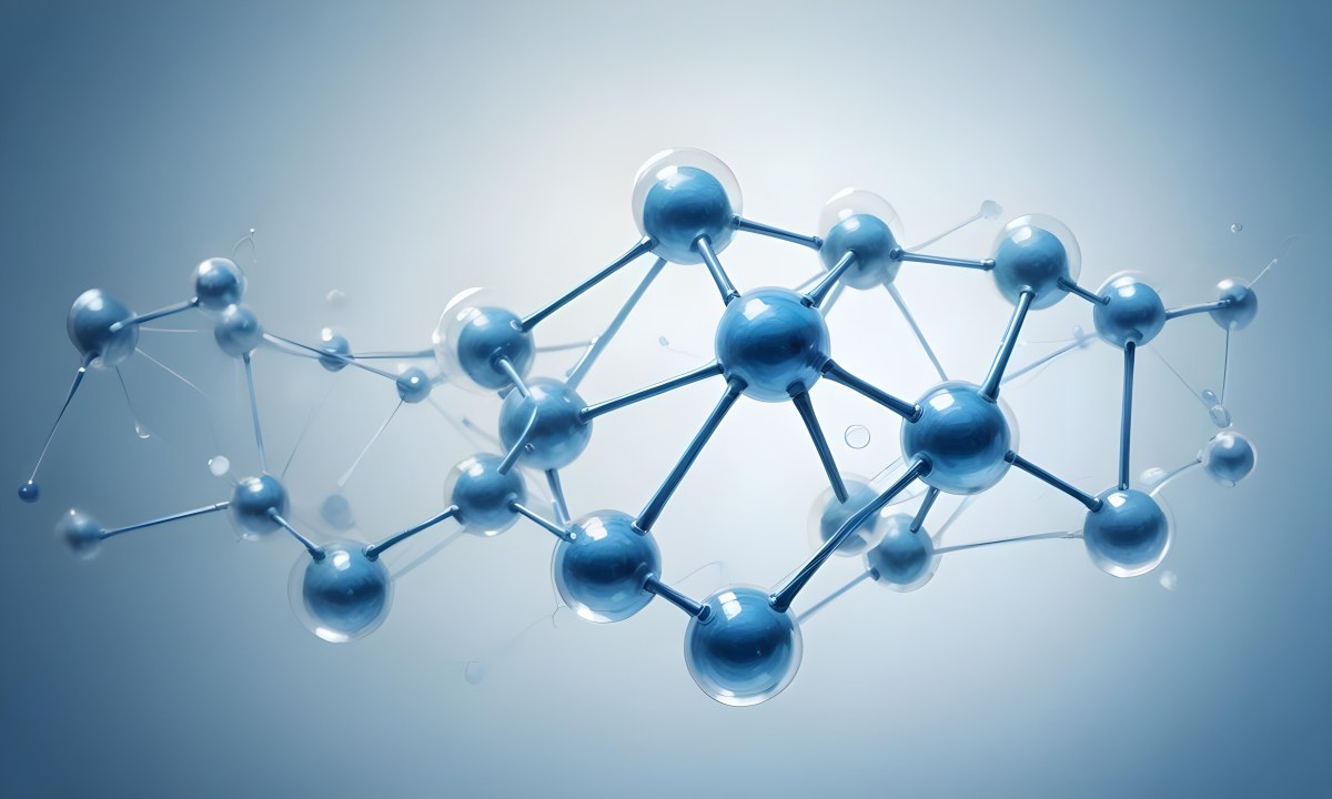 Oil Painting Molecular Structure With Transparent Spheres Connected By Thin Lines Light Blue Color Palette Soft Lighting Clean And Minimalist Design Scientific Background Creative Extremely Detailed Brush Stroke 6 Bdf3