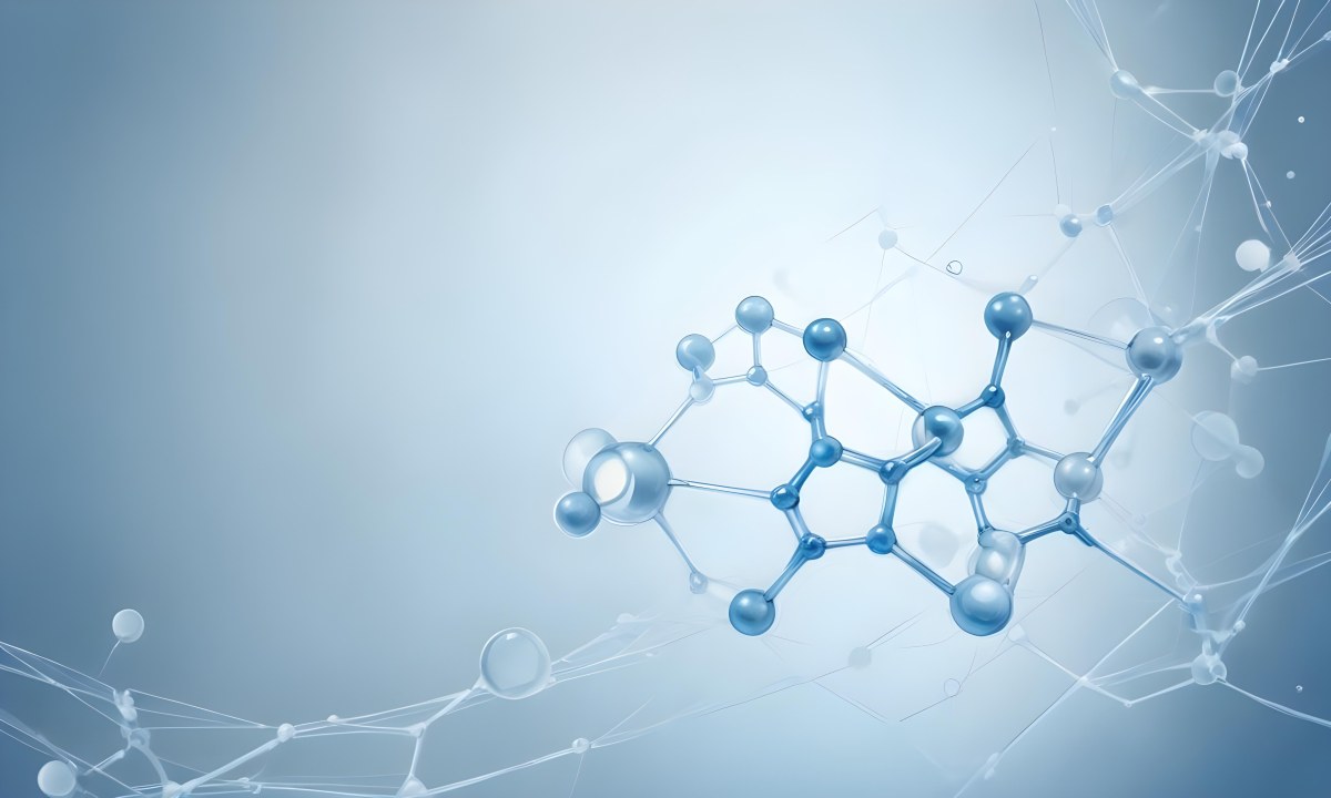 Oil Painting Molecular Structure With Transparent Spheres Connected By Thin Lines Light Blue Color Palette Soft Lighting Clean And Minimalist Design Scientific Background Creative Extremely Detailed Brush Stroke 7 548a