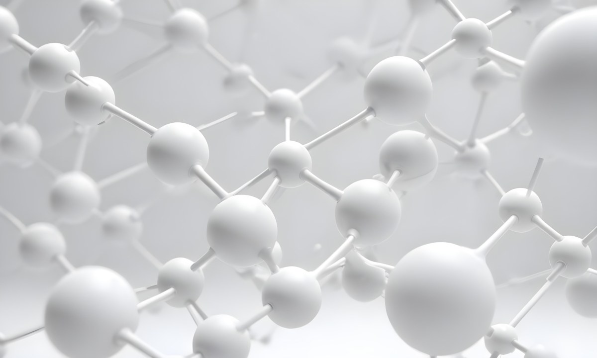 White Molecular Structure With Interconnected Spheres Minimalist Design Clean And Bright Aesthetic Scientific Visualization Abstract Representation Soft Lighting And A Blurred Background 5 4647