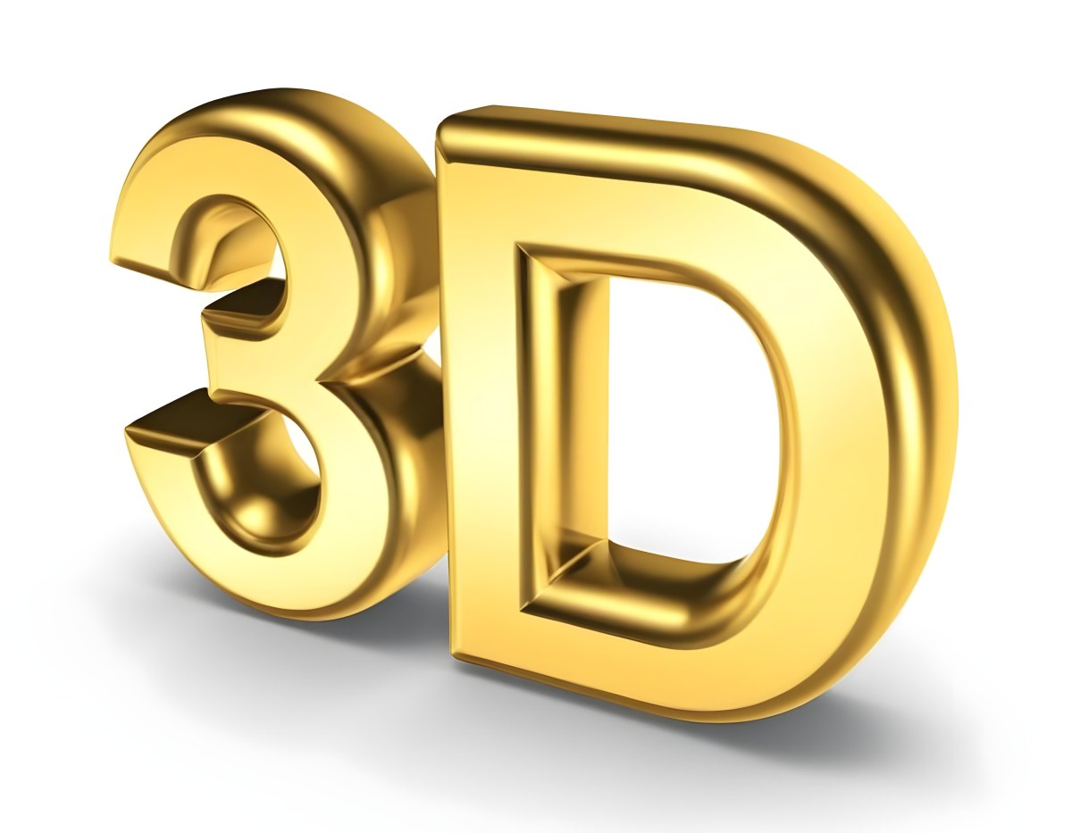 Minimal Soft Studio Light Photography Golden 3d Text With A Shiny Surface Featuring The Numbers 3 And D Prominently Displayed Set Against A Light Background The Letters Have A Smooth Finish Emphasizing Their Thre 12 1051