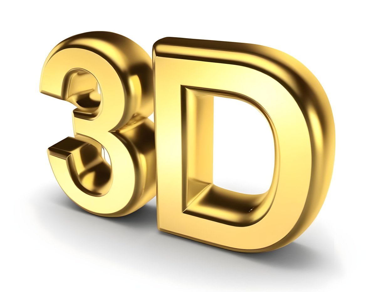 Minimal Soft Studio Light Photography Golden 3d Text With A Shiny Surface Featuring The Numbers 3 And D Prominently Displayed Set Against A Light Background The Letters Have A Smooth Finish Emphasizing Their Thre 15 340d