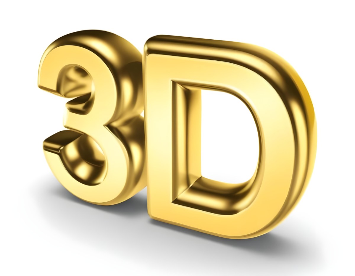 Minimal Soft Studio Light Photography Golden 3d Text With A Shiny Surface Featuring The Numbers 3 And D Prominently Displayed Set Against A Light Background The Letters Have A Smooth Finish Emphasizing Their Thre 18 1598