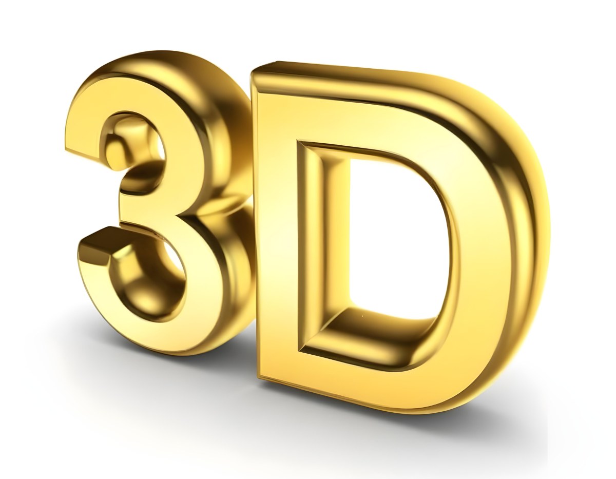 Minimal Soft Studio Light Photography Golden 3d Text With A Shiny Surface Featuring The Numbers 3 And D Prominently Displayed Set Against A Light Background The Letters Have A Smooth Finish Emphasizing Their Thre 4 2778