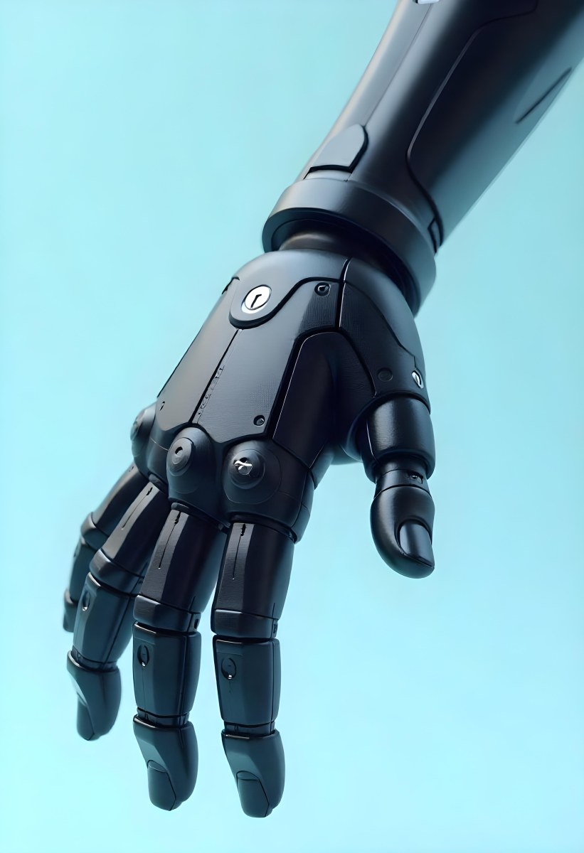 A Black Robotic Hand
