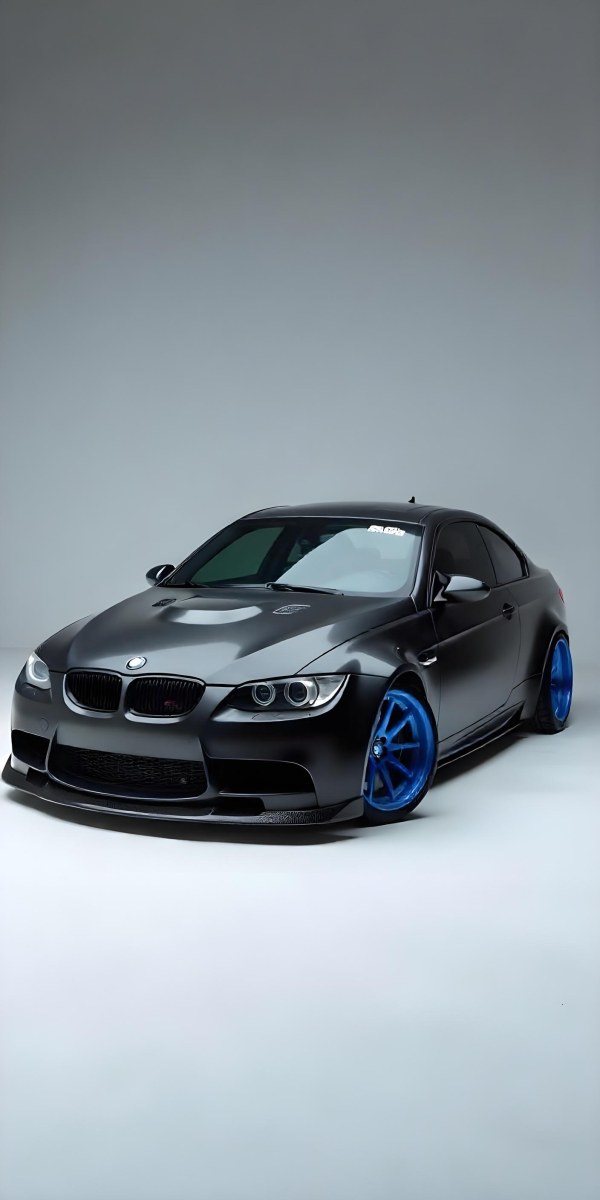 A Black Bmw M3 E92