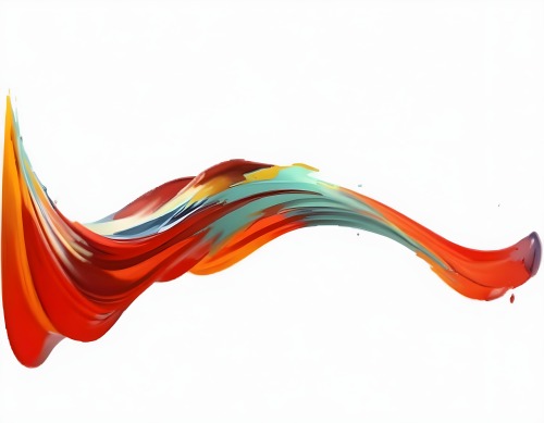 3d Model Colorful Paint Stroke On A Transparent Background Figure Octane Render Volumetric Highly Detailed Videogame Aesthetic 6 9da4