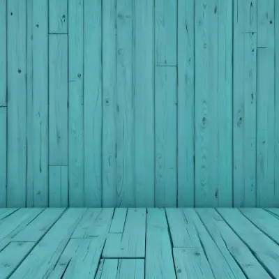 A Turquoise Wooden Planks Background The Planks Are Arranged Vertically And Horizontally Creating A Sense Of Depth And Perspective 16 Fdf8