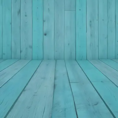 A Turquoise Wooden Planks Background The Planks Are Arranged Vertically And Horizontally Creating A Sense Of Depth And Perspective 18 13d0