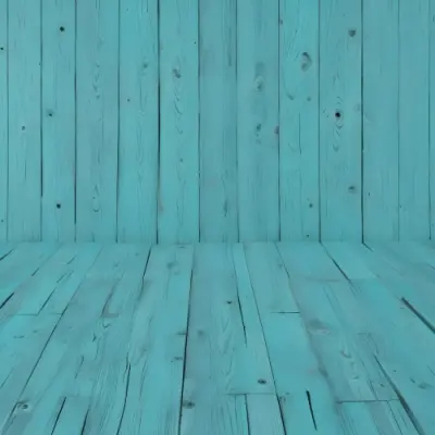 A Turquoise Wooden Planks Background The Planks Are Arranged Vertically And Horizontally Creating A Sense Of Depth And Perspective 25 A57b