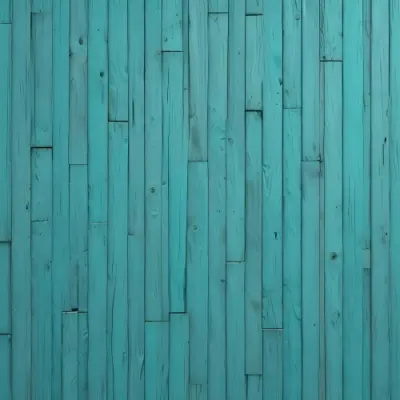A Turquoise Wooden Planks Background The Planks Are Arranged Vertically And Horizontally Creating A Sense Of Depth And Perspective 5 815e