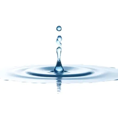 A Water Drop Falling Into A Body Of Water Creating Ripples Isolated On A White Background Studio Shot High Speed Photography 10 9c3e