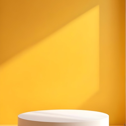A White Podium