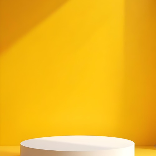 A White Podium In Front Of A White Wall With A Window Light Effect Effect Product Display Minimalist Design Studio Shot Bright And Vibrant 2 De2d