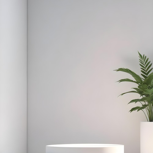 A White Podium In Front Of A White Wall With A Window Light Effect Effect Product Display Minimalist Design Studio Shot Bright And Vibrant 3 E615