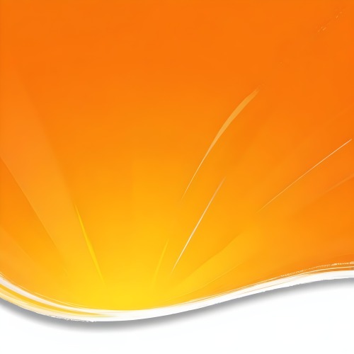 An Orange Background With White Rays Emanating From The Bottom Left Corner A Yellow Curved Line At The Bottom 7 2e48