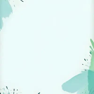 Background With Green And Blue Brush Strokes 10 F57c