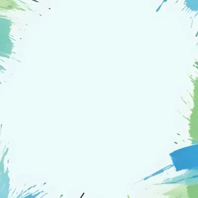 Background With Green And Blue Brush Strokes 3 4693