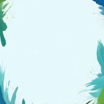 Background With Green And Blue Brush Strokes 8 D467