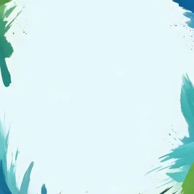 Background With Green And Blue Brush Strokes 9 13dc
