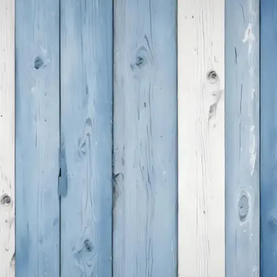 Blue Painted Wooden Planks With Peeling Paint Horizontal Arrangement Weathered Texture Rustic Charm Vintage Aesthetic Close Up Shot Natural Light Aged Appearance 23 Dc35