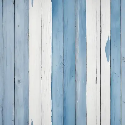 Blue Painted Wooden Planks With Peeling Paint Horizontal Arrangement Weathered Texture Rustic Charm Vintage Aesthetic Close Up Shot Natural Light Aged Appearance 29 E780