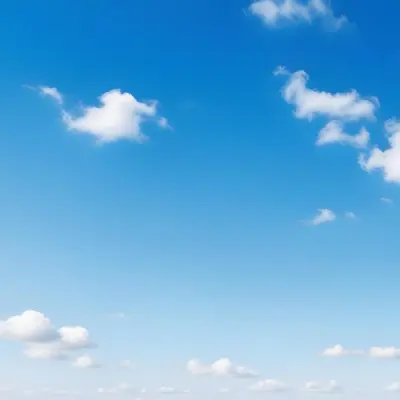 Blue Sky With Scattered White Clouds 17 B464