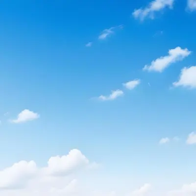 Blue Sky With Scattered White Clouds 26 349b