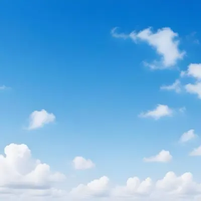 Blue Sky With Scattered White Clouds 30 7b02