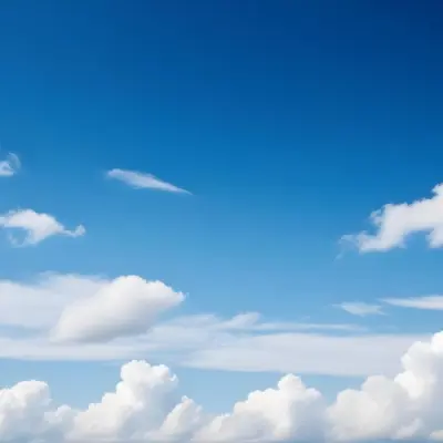 Blue Sky With Wispy White Clouds 28
