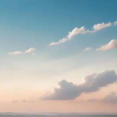 Cloudy Sky With A Soft Hazy Horizon 12 1b98