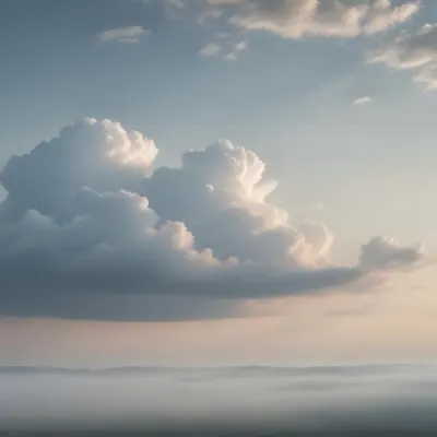 Cloudy Sky With A Soft Hazy Horizon 13 7e82