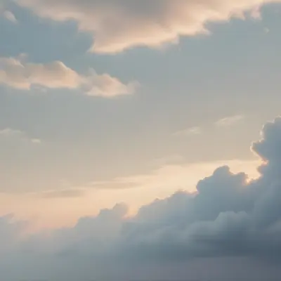 Cloudy Sky With A Soft Hazy Horizon 6 3c91
